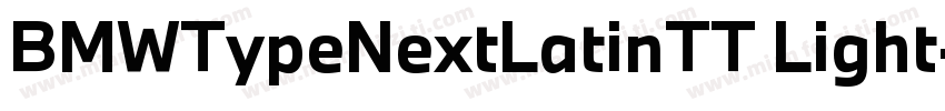 BMWTypeNextLatinTT Light字体转换